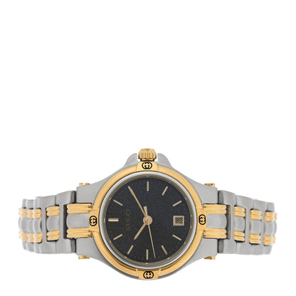 Gucci Stainless Steel 26mm 9040L Two Tone Quartz Watch Black 2 of 4