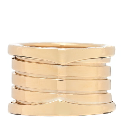 Bulgari 18K Yellow Gold B.Zero1 Four-Band Ring 48 4.5 1 of 4