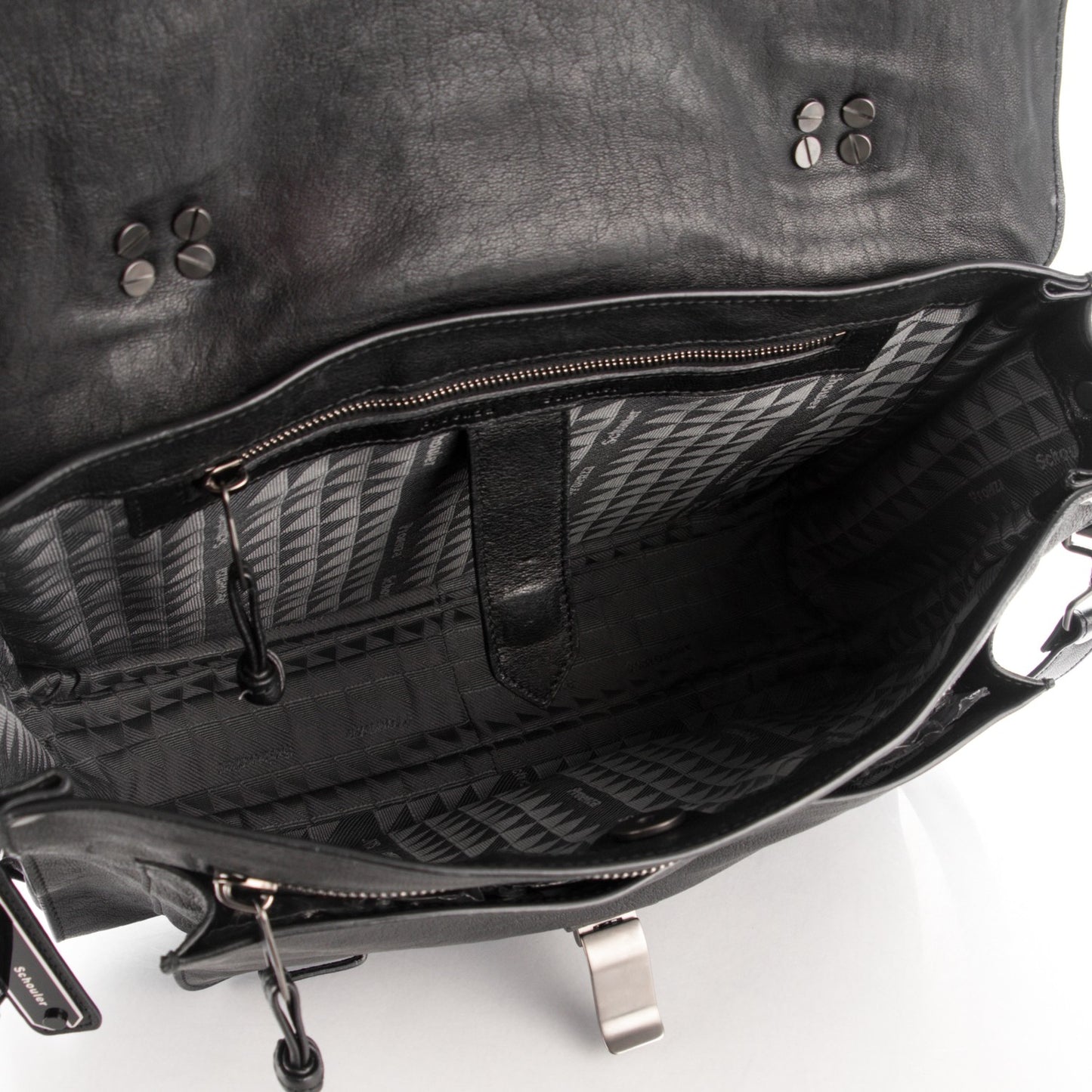 Lambskin Medium PS1 Satchel Black