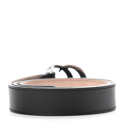 Gucci Calfskin Double G 20mm Kids Belt L Black 2 of 4