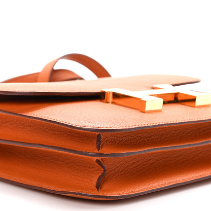 Hermes Chevre Mysore Constance 18 Orange 11 of 13