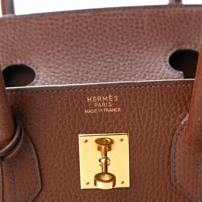 Hermes Ardennes Birkin 35 Noisette 5 of 20