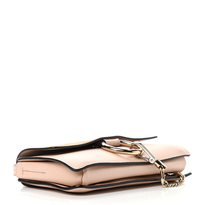 Chloe Suede Calfskin Small Faye Shoulder Bag Cement Pink 3 of 10
