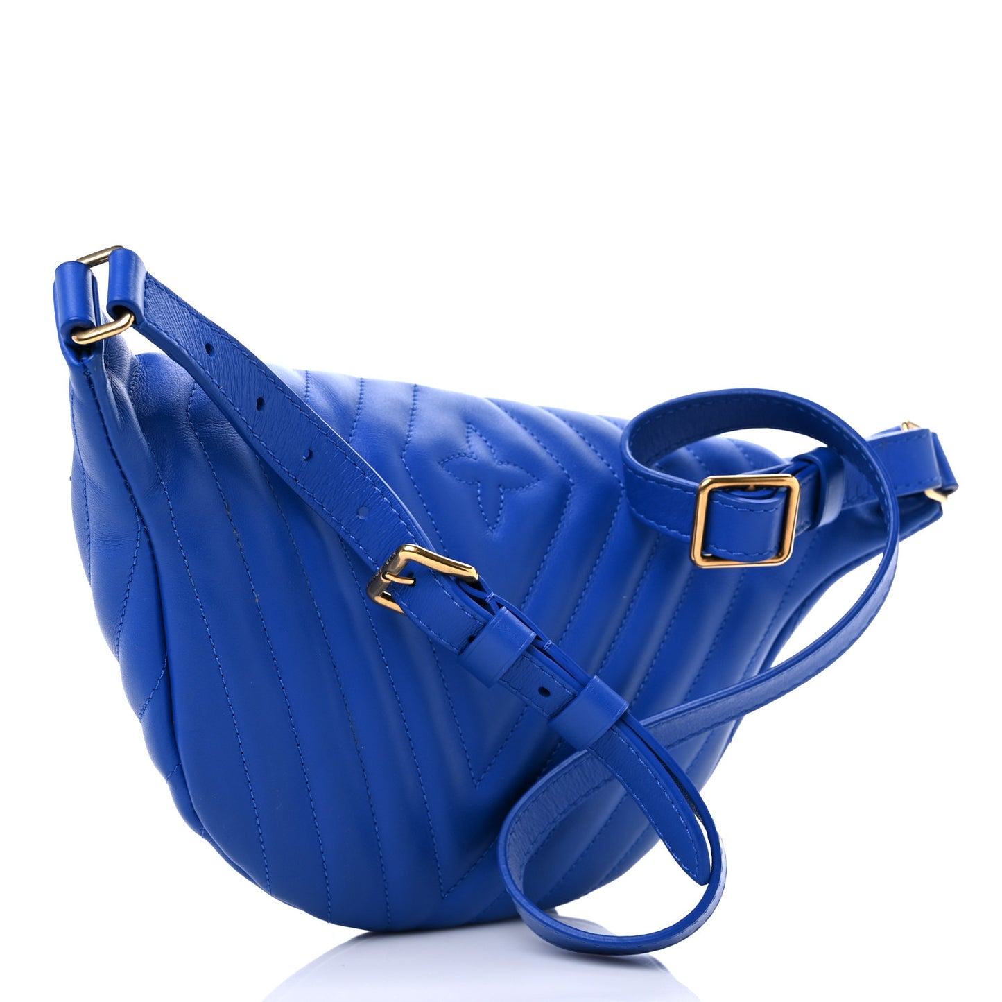 Calfskin New Wave Bumbag Blue Neon
