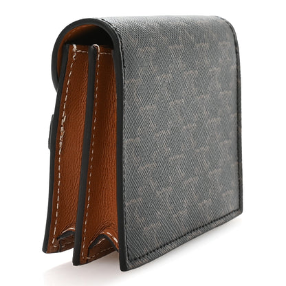 Celine Triomphe Canvas Business Card Holder Tan 3 of 9