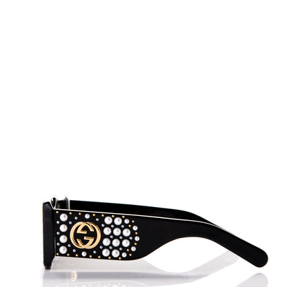 Gucci Pearl Hollywood Forever Sunglasses GG0146S Black 3 of 8