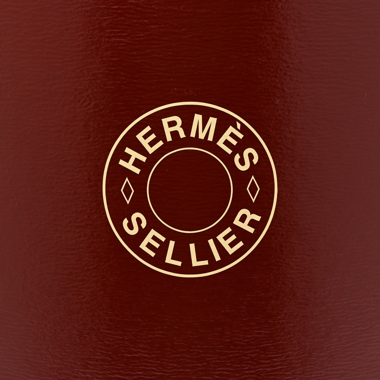 Hermes Cardboard Metal Sellier Smallbox Storage Box Rouge H 7 of 14