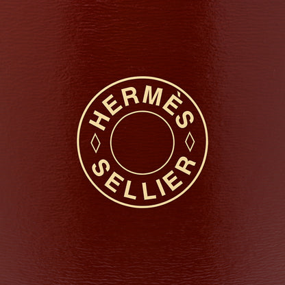 Hermes Cardboard Metal Sellier Smallbox Storage Box Rouge H 7 of 14