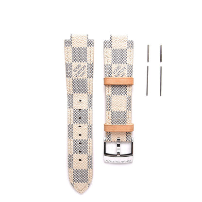 Louis Vuitton Nano Damier Azur Tambour 10mm Watch Strap 1 of 4