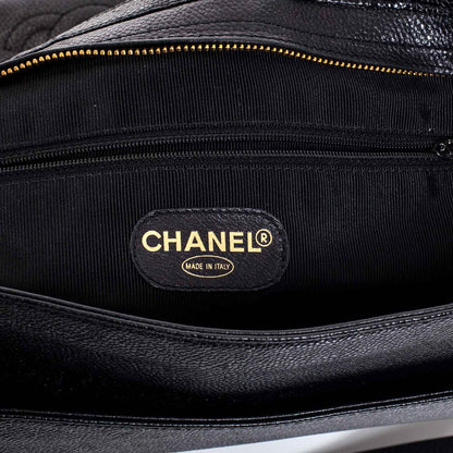 Chanel Caviar Shoulder Bag Black GHW 6 of 10