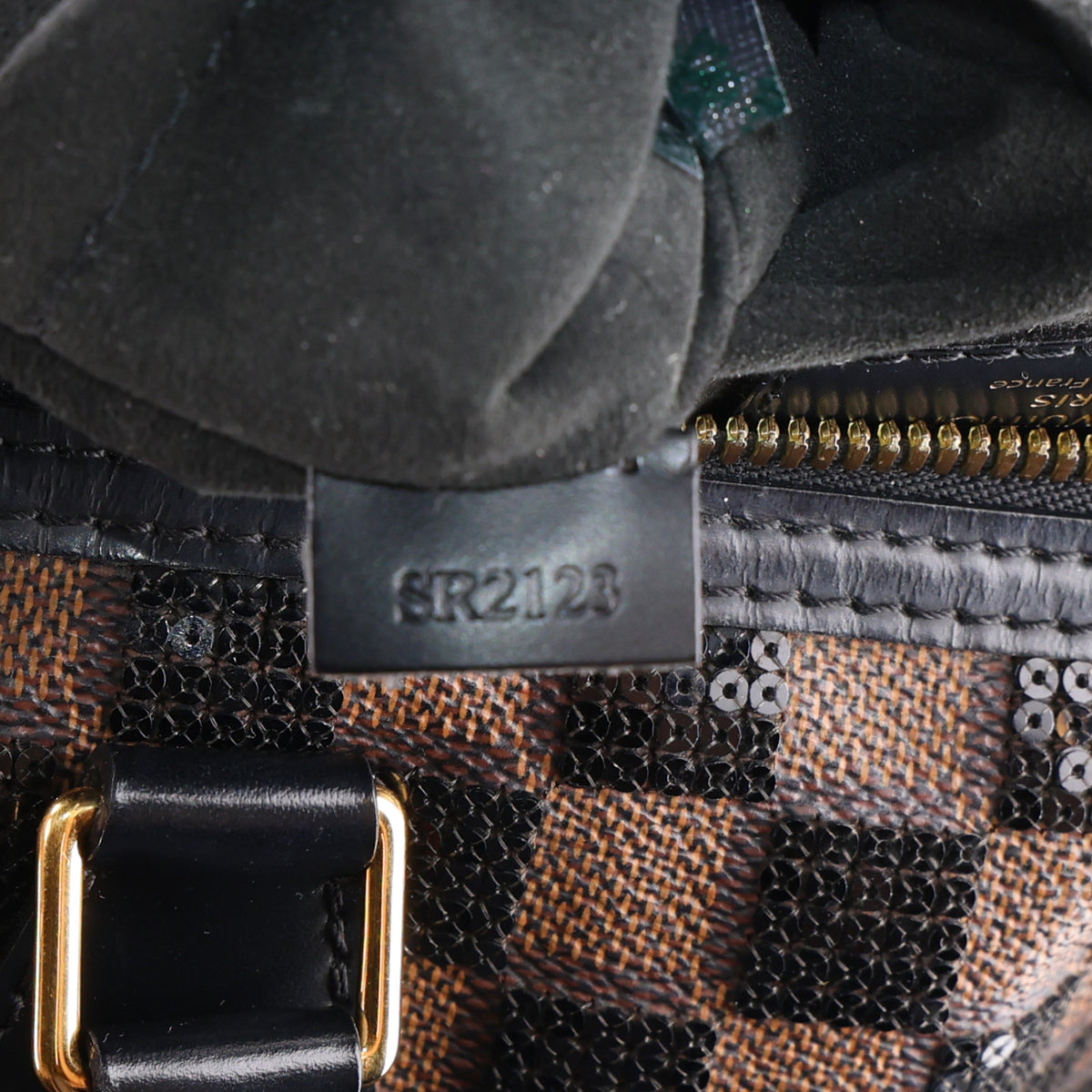 Louis Vuitton Damier Paillettes Speedy 30 Black 11 of 17