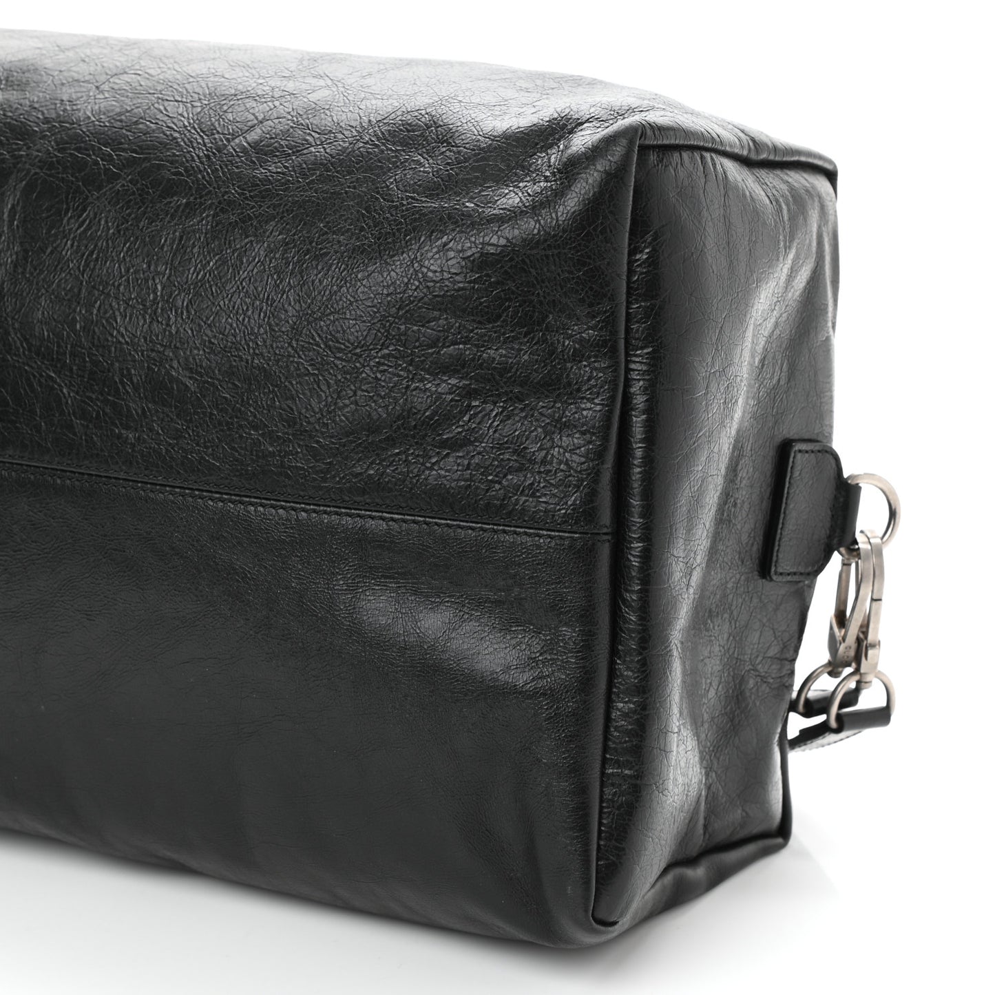 Fluffy Calfskin Morpheus Convertible Backpack Black