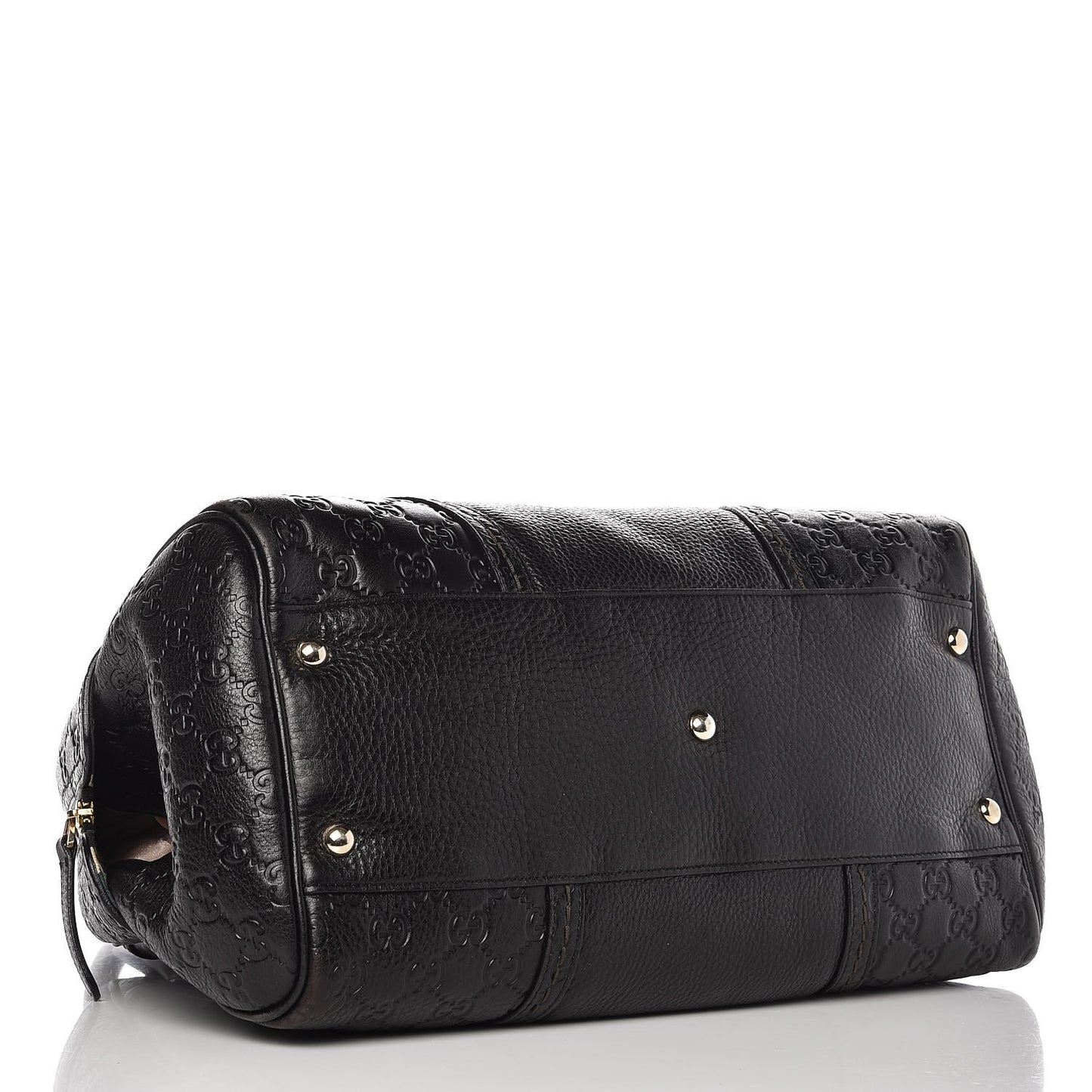 Guccissima Signoria Large Dome Bag Black