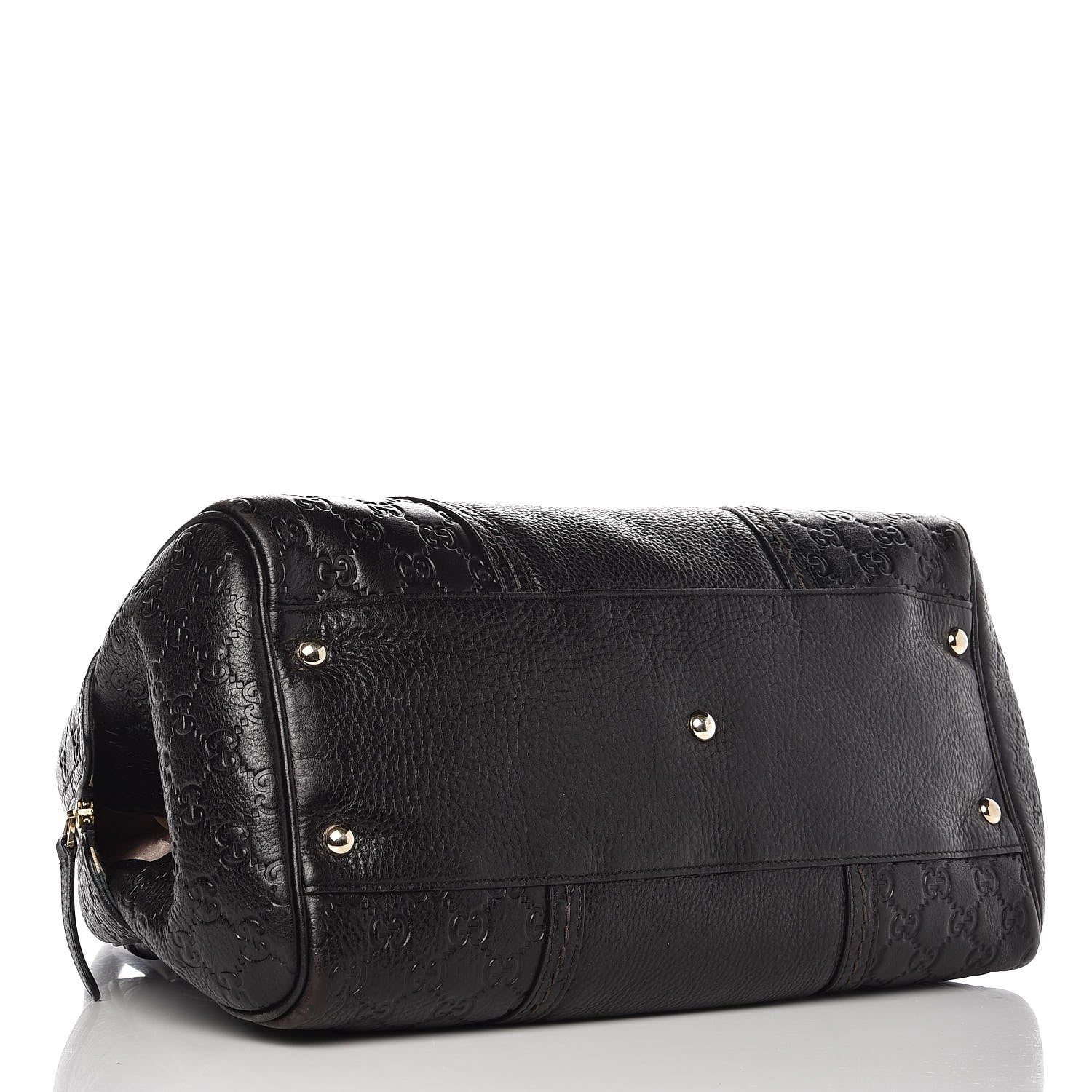 Gucci Guccissima Signoria Large Dome Bag Black 4 of 11