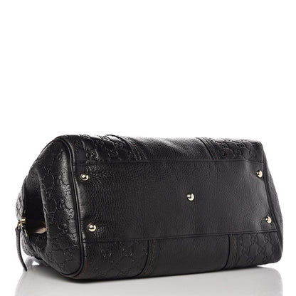 Gucci Guccissima Signoria Large Dome Bag Black 4 of 11