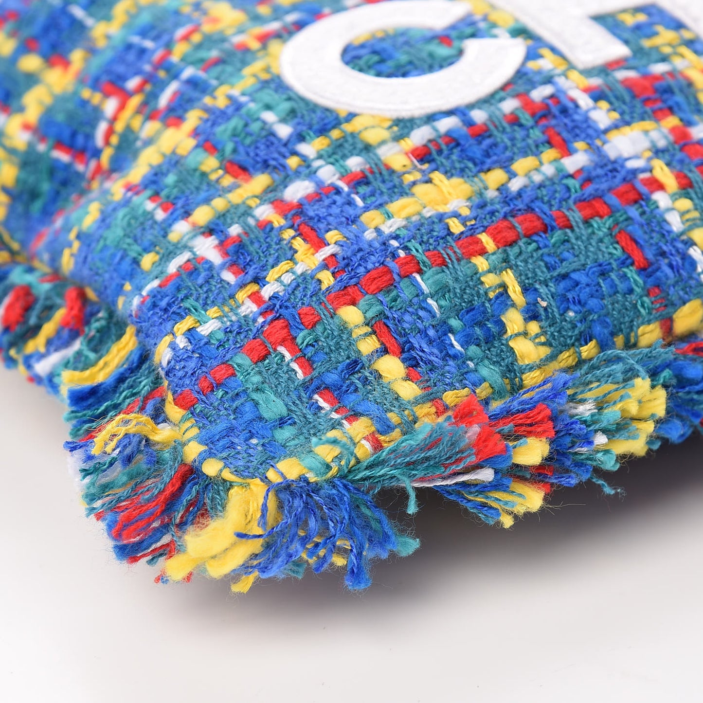 Tweed N°5 Tote White Multicolor