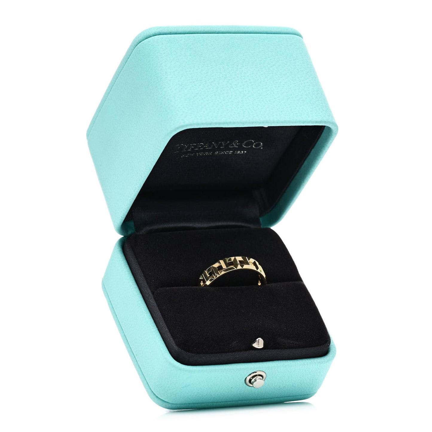 18K Yellow Gold T True Wide Ring 60 9