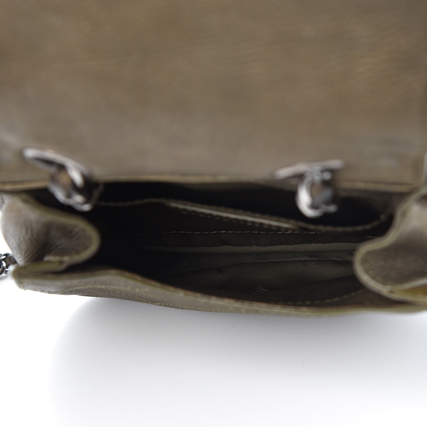 Chanel Metallic Calfskin Stitch Small Messenger Flap Gold 5 of 10