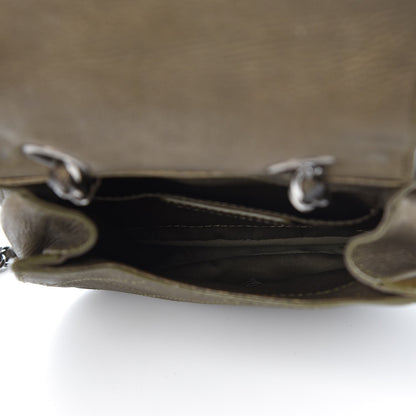 Chanel Metallic Calfskin Stitch Small Messenger Flap Gold 5 of 10