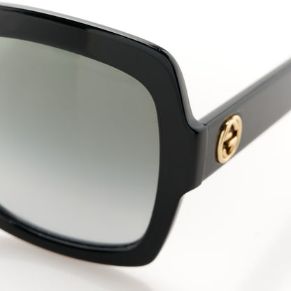 Gucci Acetate Square Frame Sunglasses GG0036S Black 8 of 9