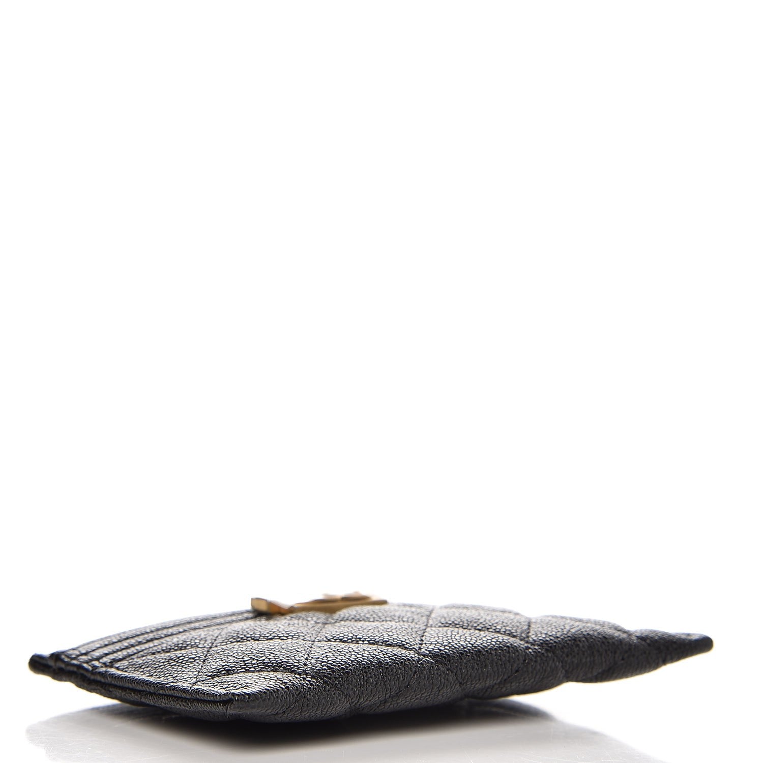 Chanel Caviar Quilted Boy Card Holder Black 4 of 9