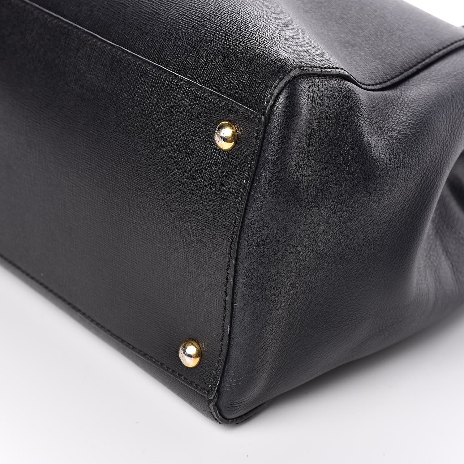 Fendi Vitello Elite Regular 2Jours Tote Black 13 of 17