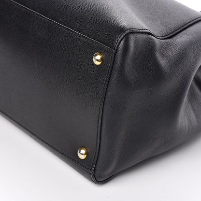 Fendi Vitello Elite Regular 2Jours Tote Black 13 of 17