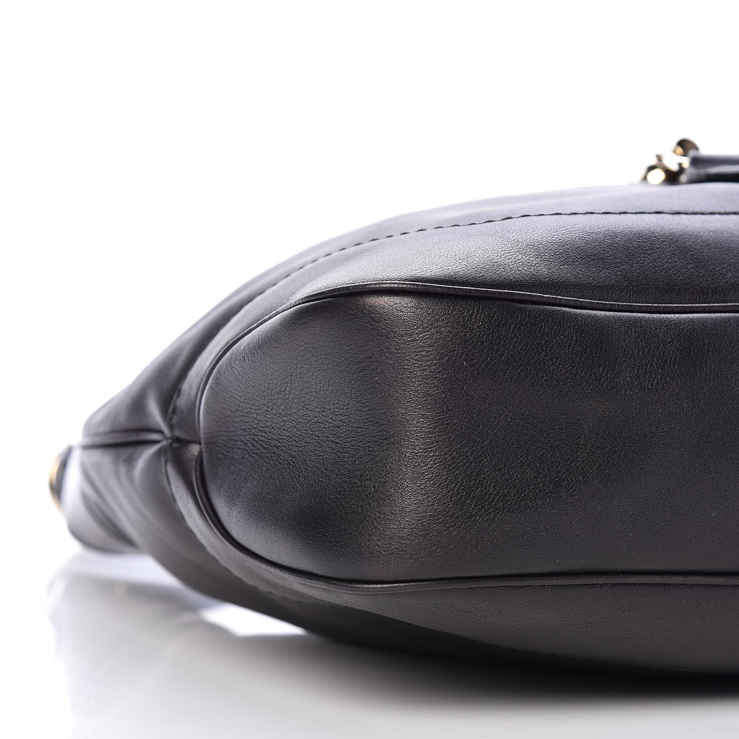 Gucci Calfskin Medium Jackie Shoulder Bag Black 8 of 9