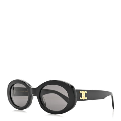 Celine Acetate Triomphe 01 Sunglasses CL 40194U Black 1 of 7