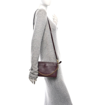 Givenchy Goatskin Suede Cross 3 Crossbody Bag Aubergine Grey 2 of 11