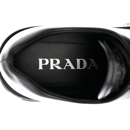 Prada Spazzolato Rois Monolith 55mm Derby Loafers 36 Black 7 of 10