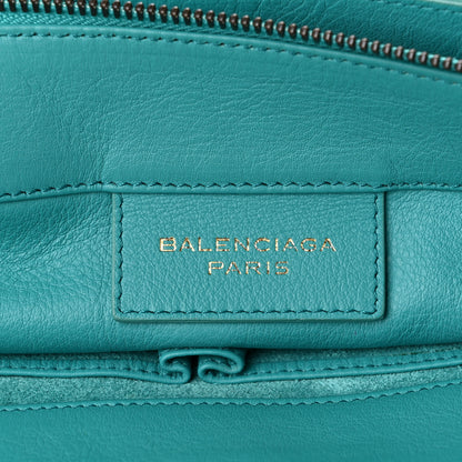 Balenciaga Veau Papier Tote Turquoise 7 of 11