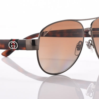 Gucci Web Aviator Sunglasses 4282/S Tortoise 7 of 8