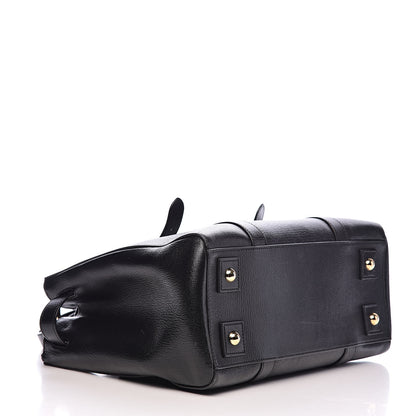 Mulberry Shiny Goatskin Small Bayswater Double Zip Tote Black 4 of 14