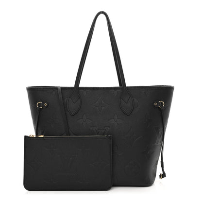 Louis Vuitton Empreinte Monogram Giant Neverfull MM Black 1 of 9