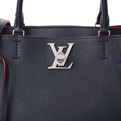 Louis Vuitton Calfskin Lockmeto Marine Rouge 8 of 10
