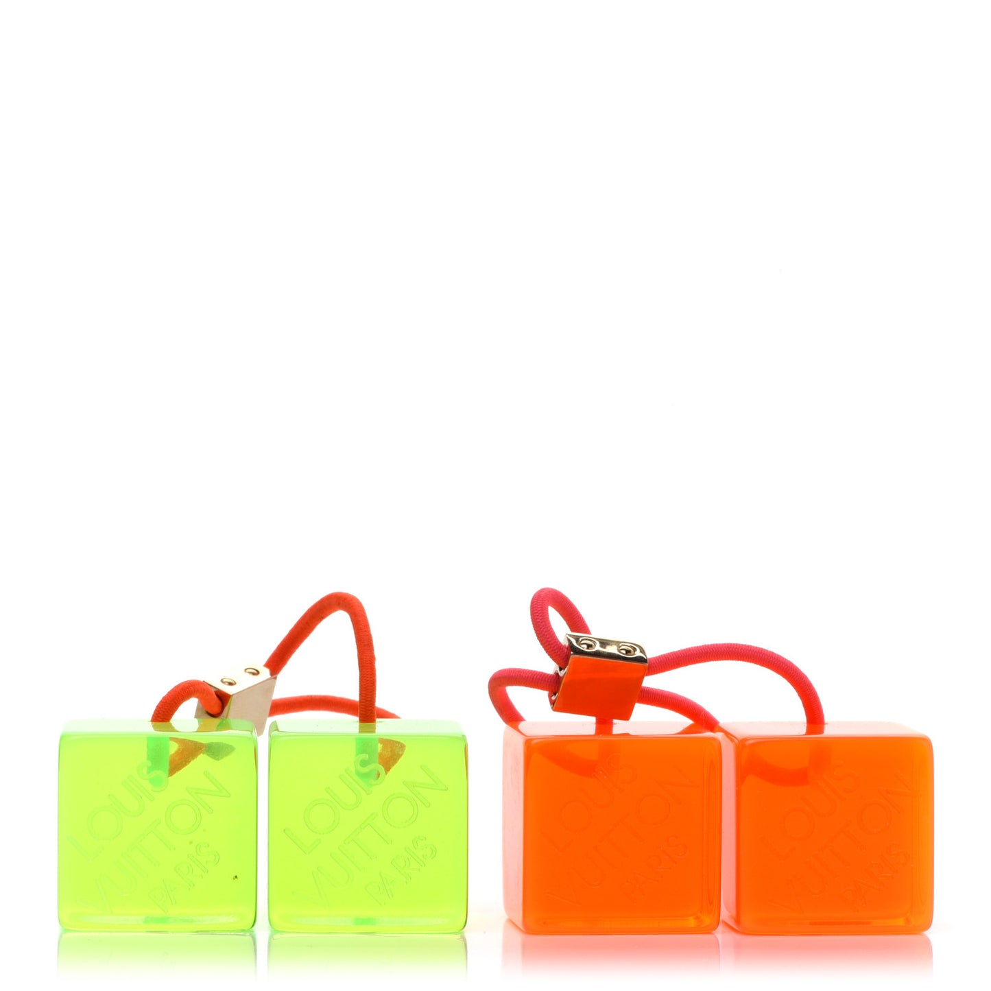 Resin Fluo Robert Wilson Hair Cubes Green Orange