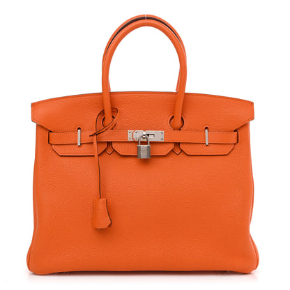 Hermes Togo Birkin 35 Orange 1 of 14