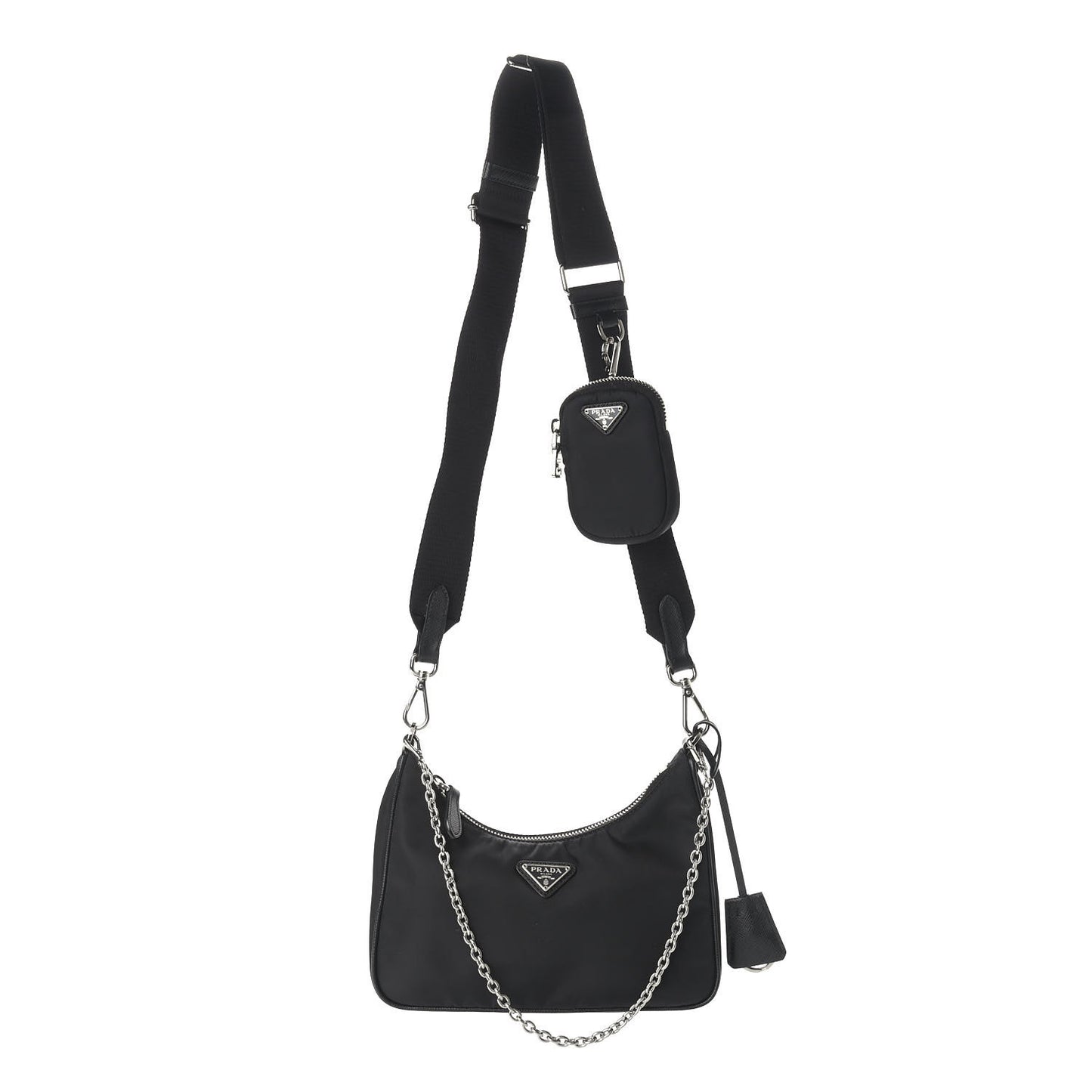 Nylon Re-Edition 2005 Shoulder Bag Black
