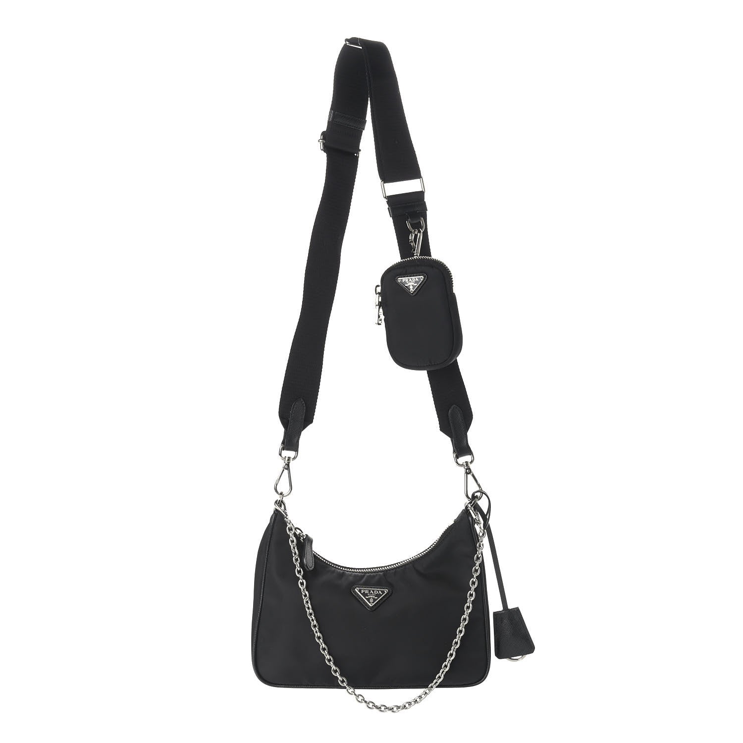 Prada Nylon Re-Edition 2005 Shoulder Bag Black 1 of 10