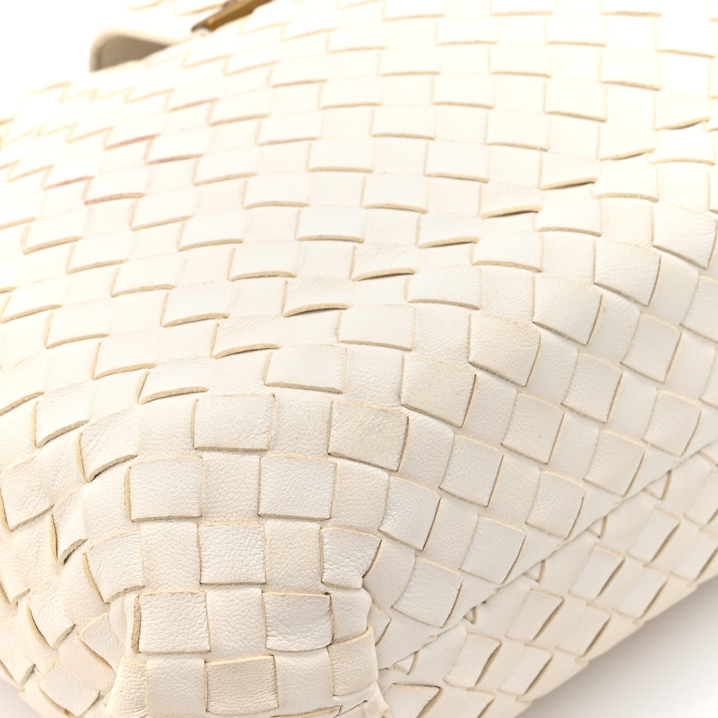 Nappa Intrecciato Small Capri Tote White