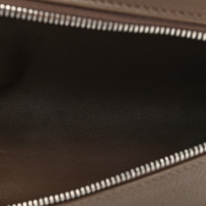 Loro Piana Grained Calfskin L19 Extra Pocket Pouch Warm Mastic 5 of 9