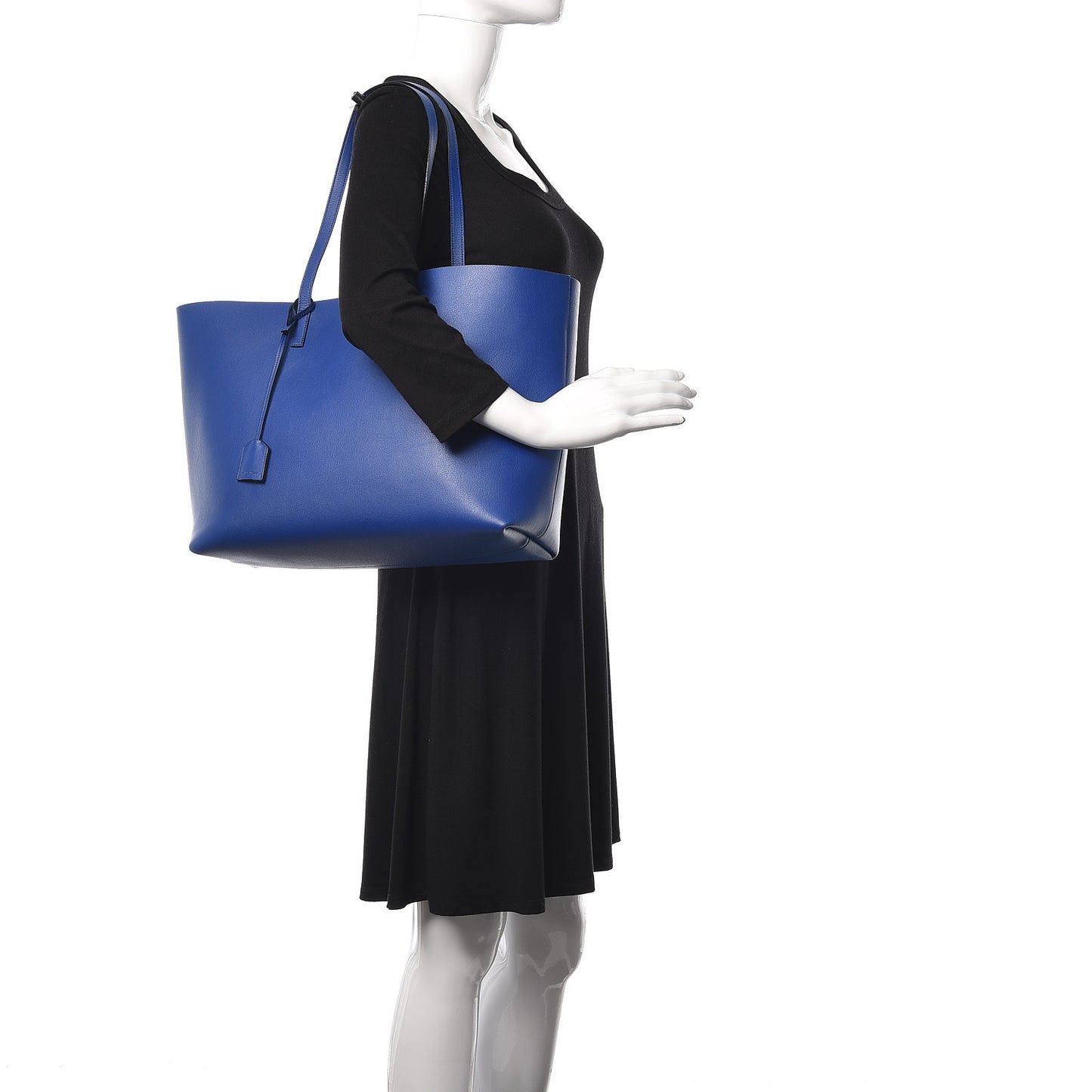 Calfskin Large Shopping Tote Ultramarine