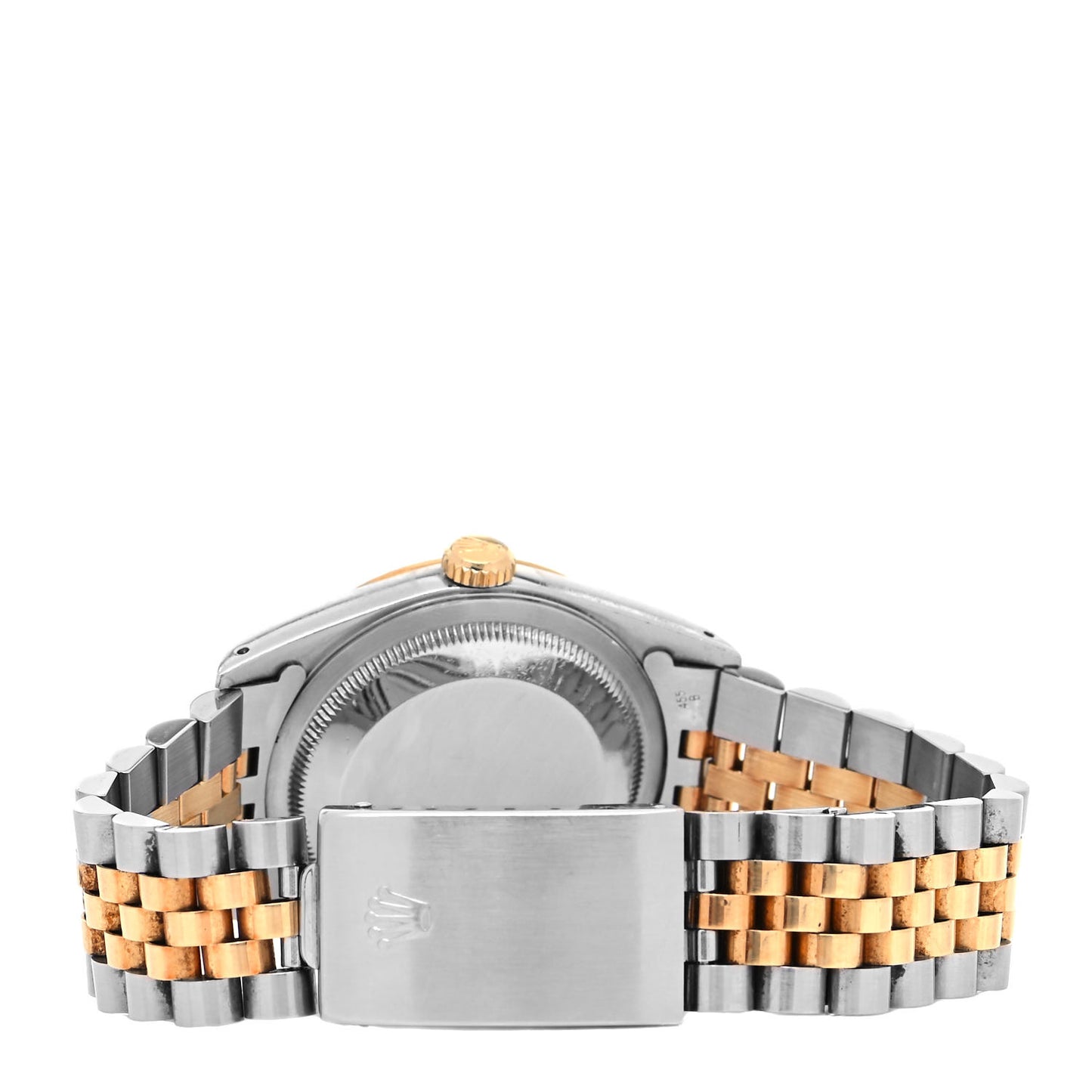 Stainless Steel 18K Yellow Gold Diamond 36mm Oyster Perpetual Datejust Watch Champagne 16233