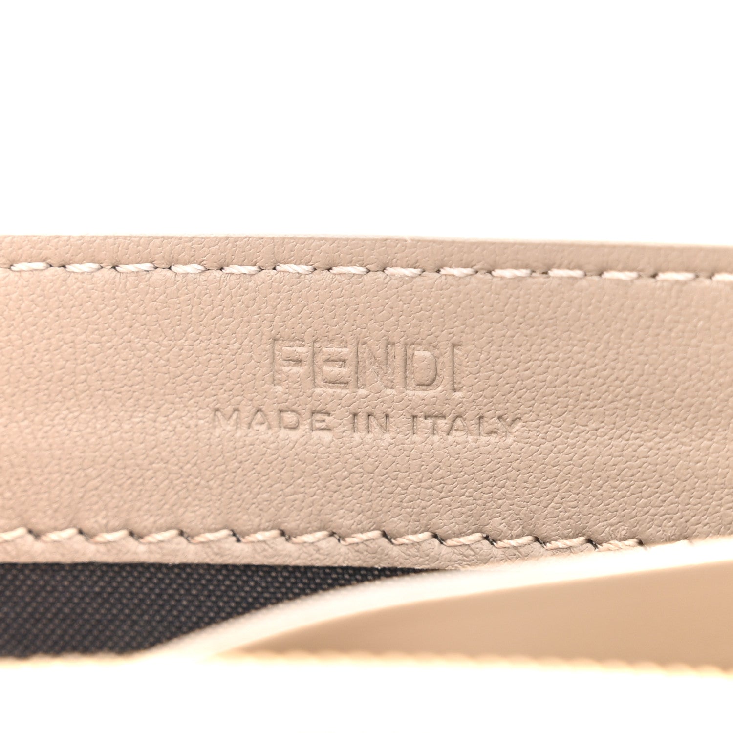 Fendi Nappa Matisse FF Embossed Continental Wallet On Chain Tortora 6 of 12