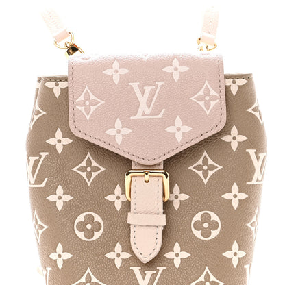 Louis Vuitton Empreinte Monogram Spring In The City Tiny Backpack Kaki Beige Cream 7 of 9