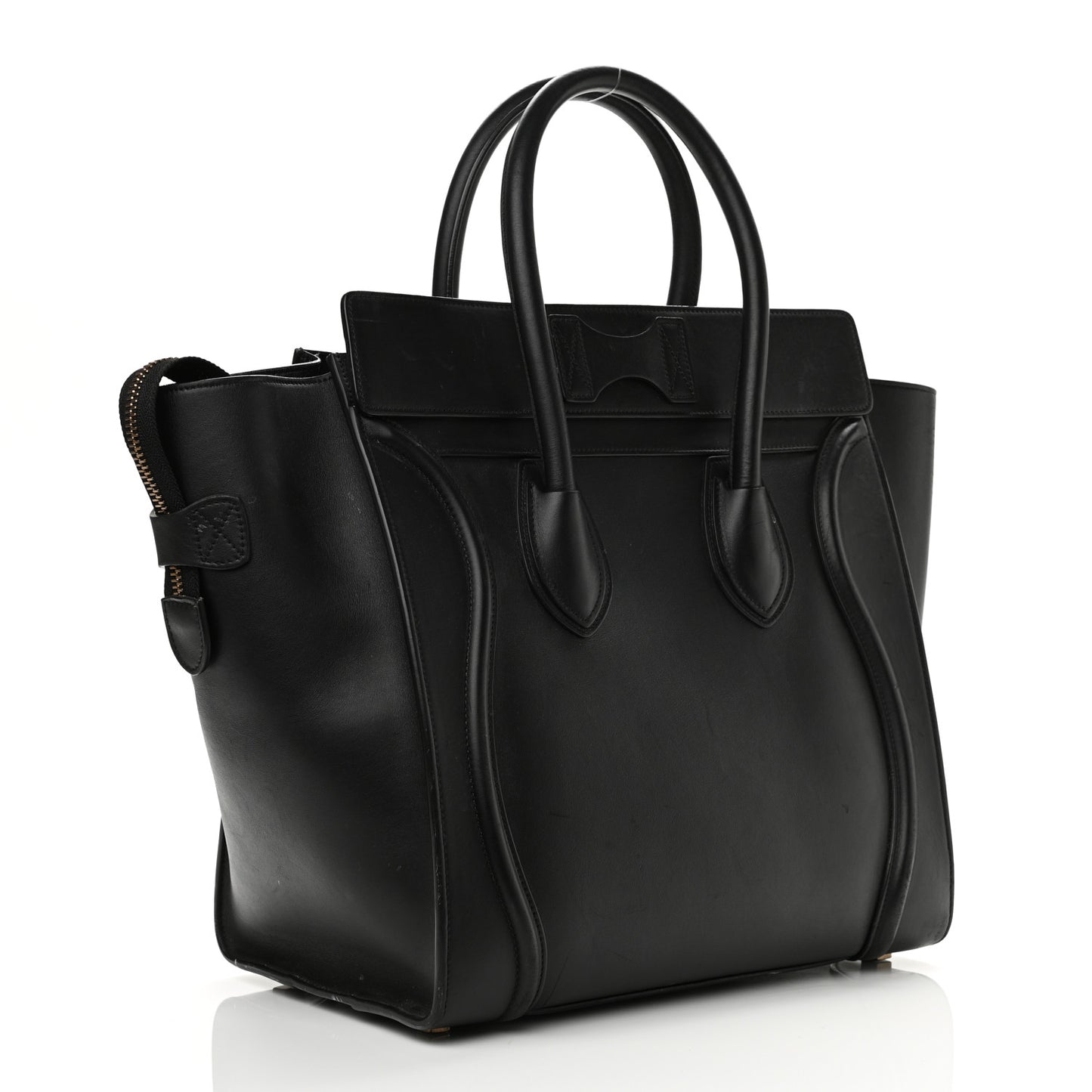 Smooth Calfskin Mini Luggage Black