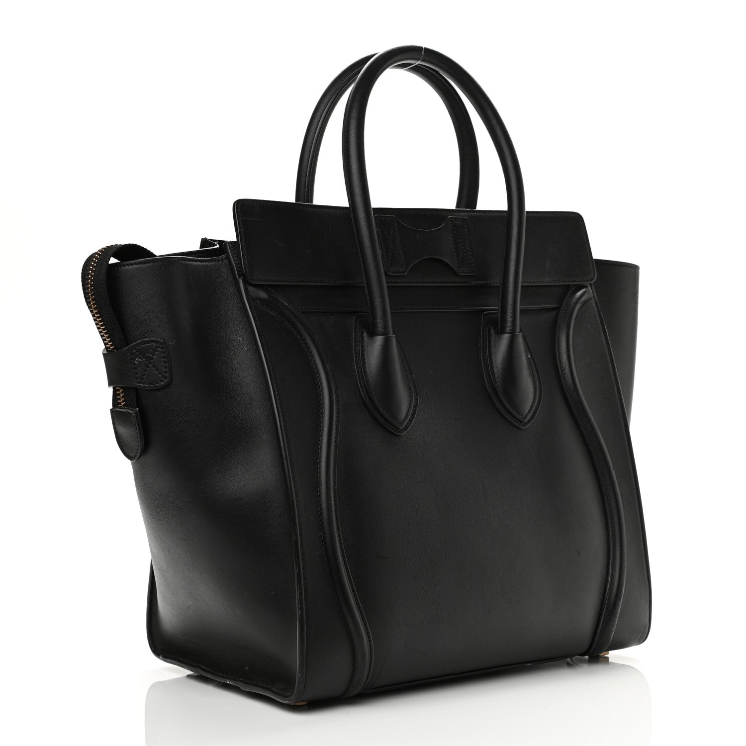 Celine Smooth Calfskin Mini Luggage Black 2 of 15