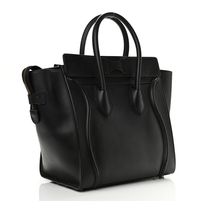 Celine Smooth Calfskin Mini Luggage Black 2 of 15