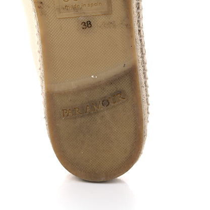 Gucci Canvas Logo Espadrilles 38 Greggio White 9 of 14